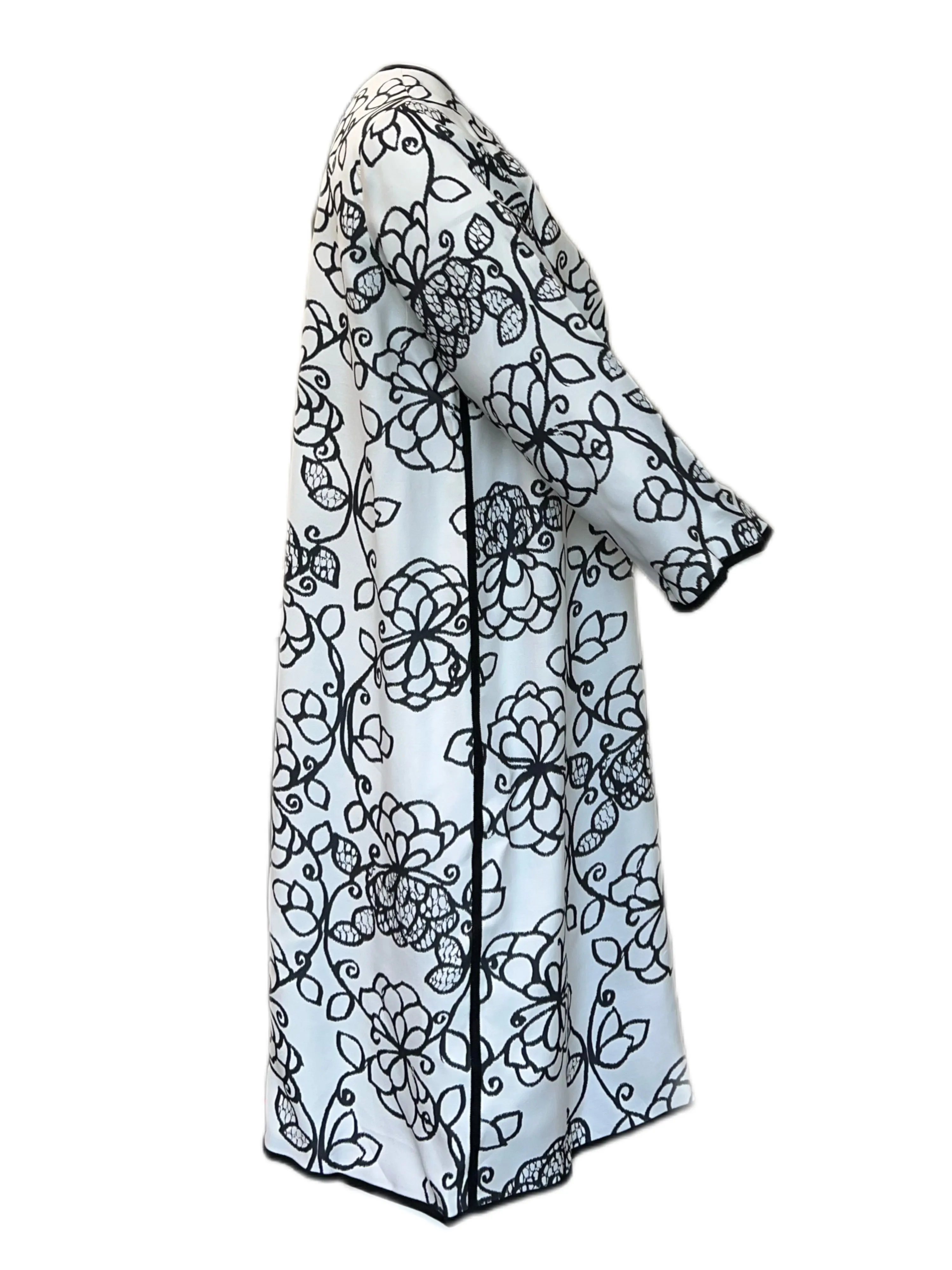 Marina Rinaldi Women's Grey Tempera Open Front Jacket Size 18W/27 NWT
