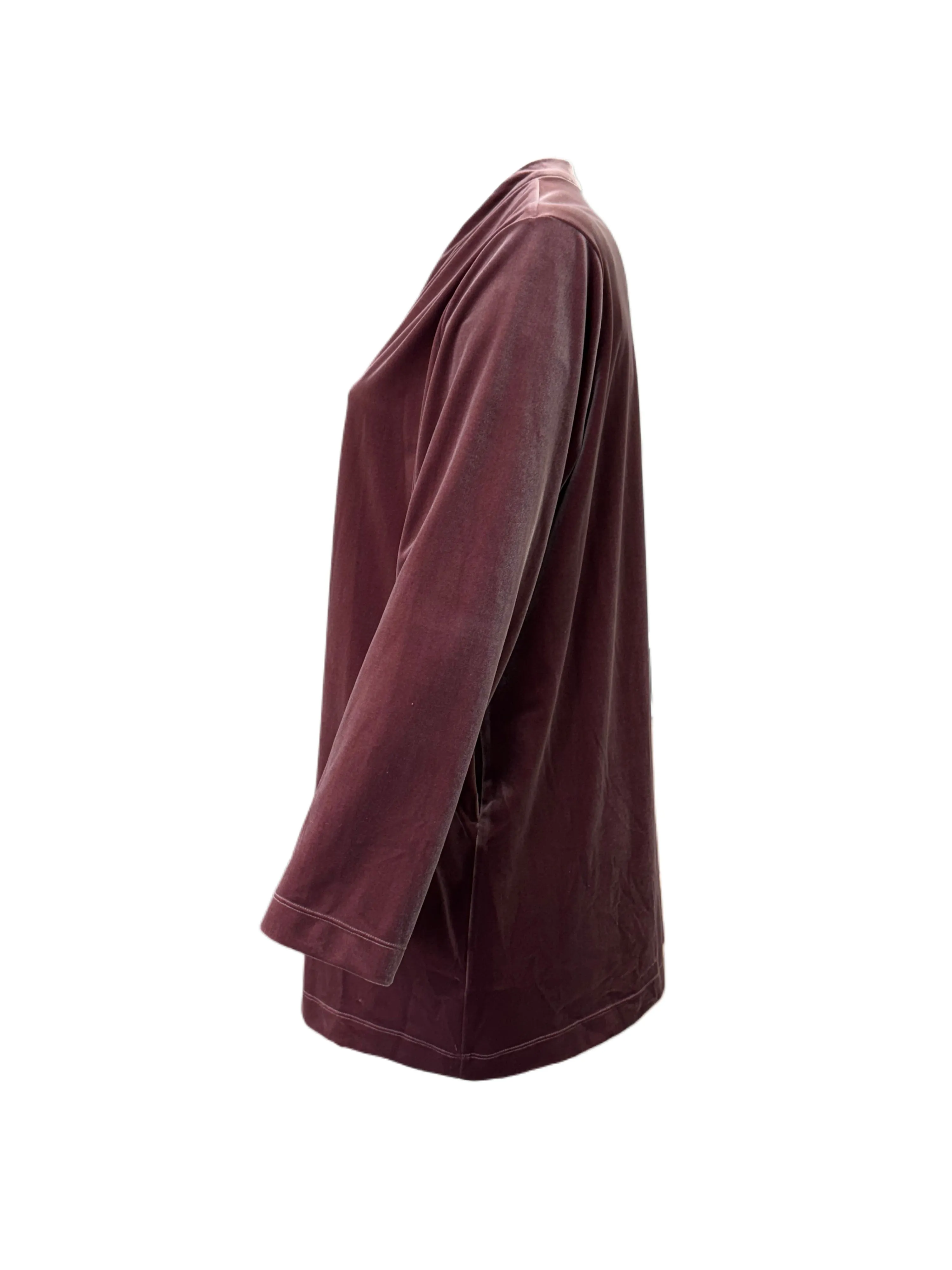 Marina Rinaldi Women's Rosa Ombra Open Front Jacket NWT