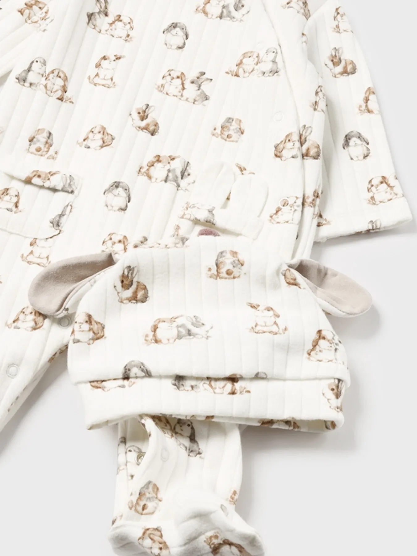 Mayoral Baby Babygrow & Hat Set - 3 Colours