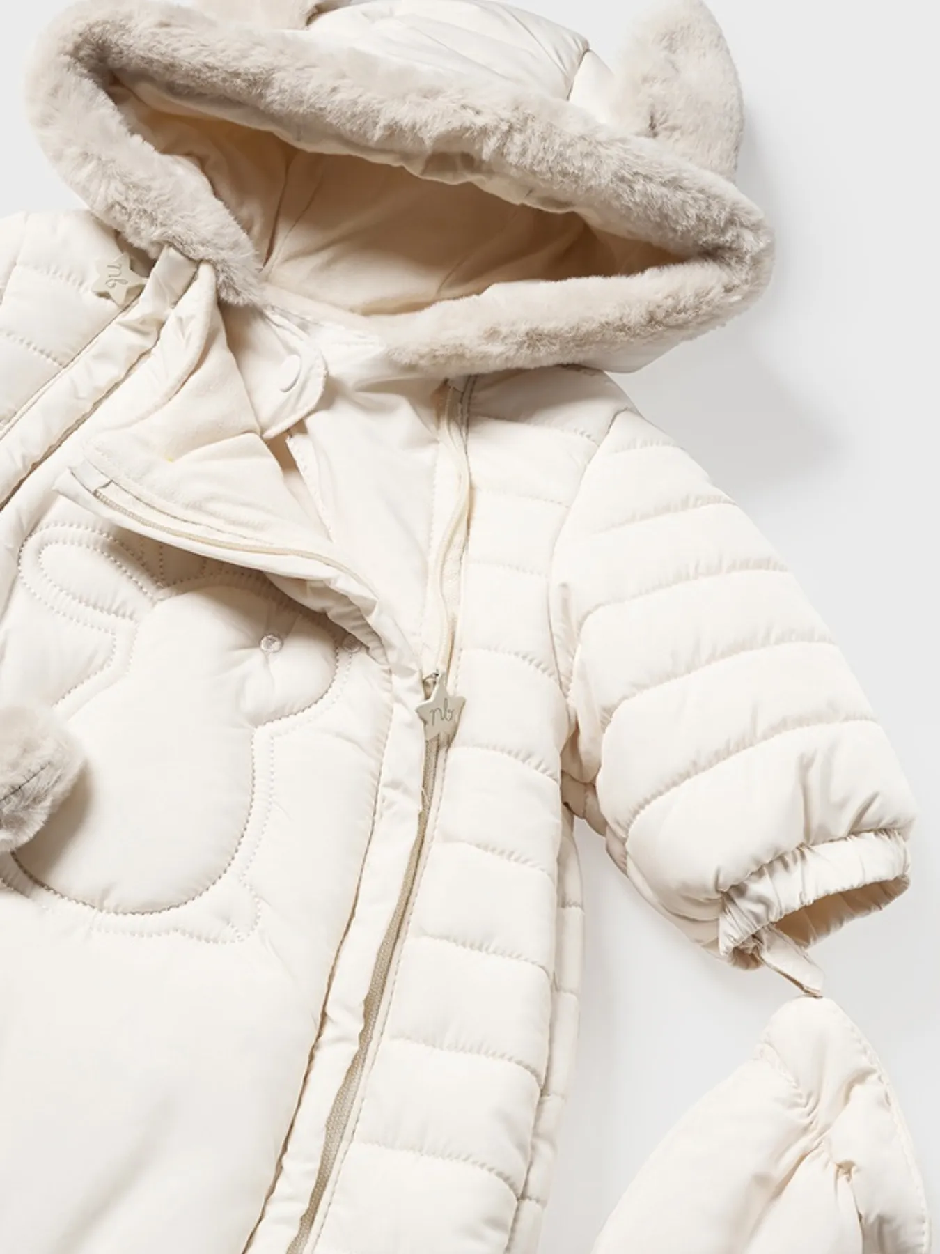 Mayoral Unisex Bunny Snowsuit