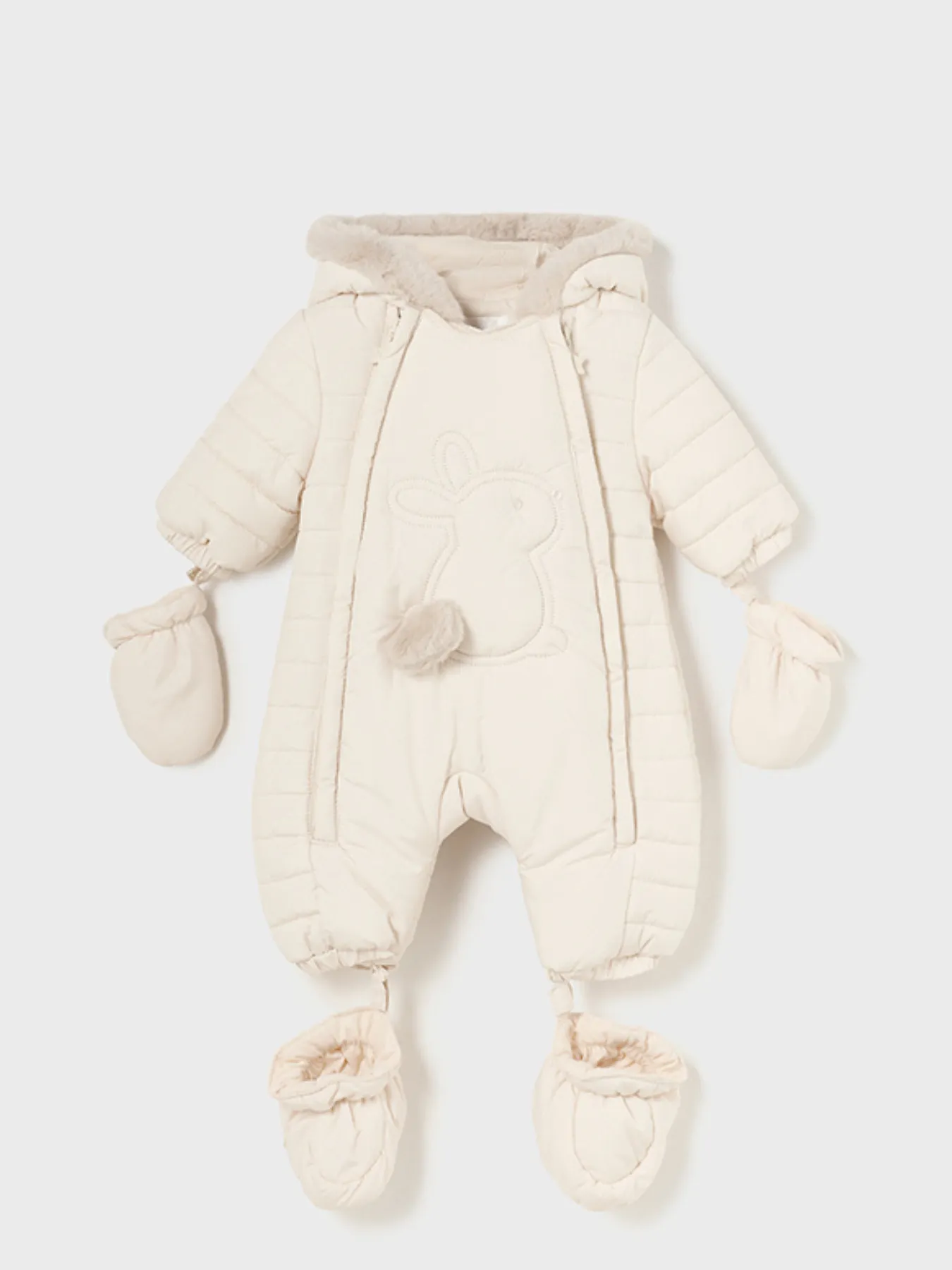 Mayoral Unisex Bunny Snowsuit