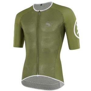 MB Wear UltraLight Smile Mens Cycling Jersey (Green)