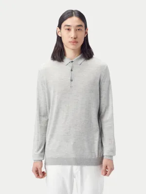 Men's Cashmere Silk Polo