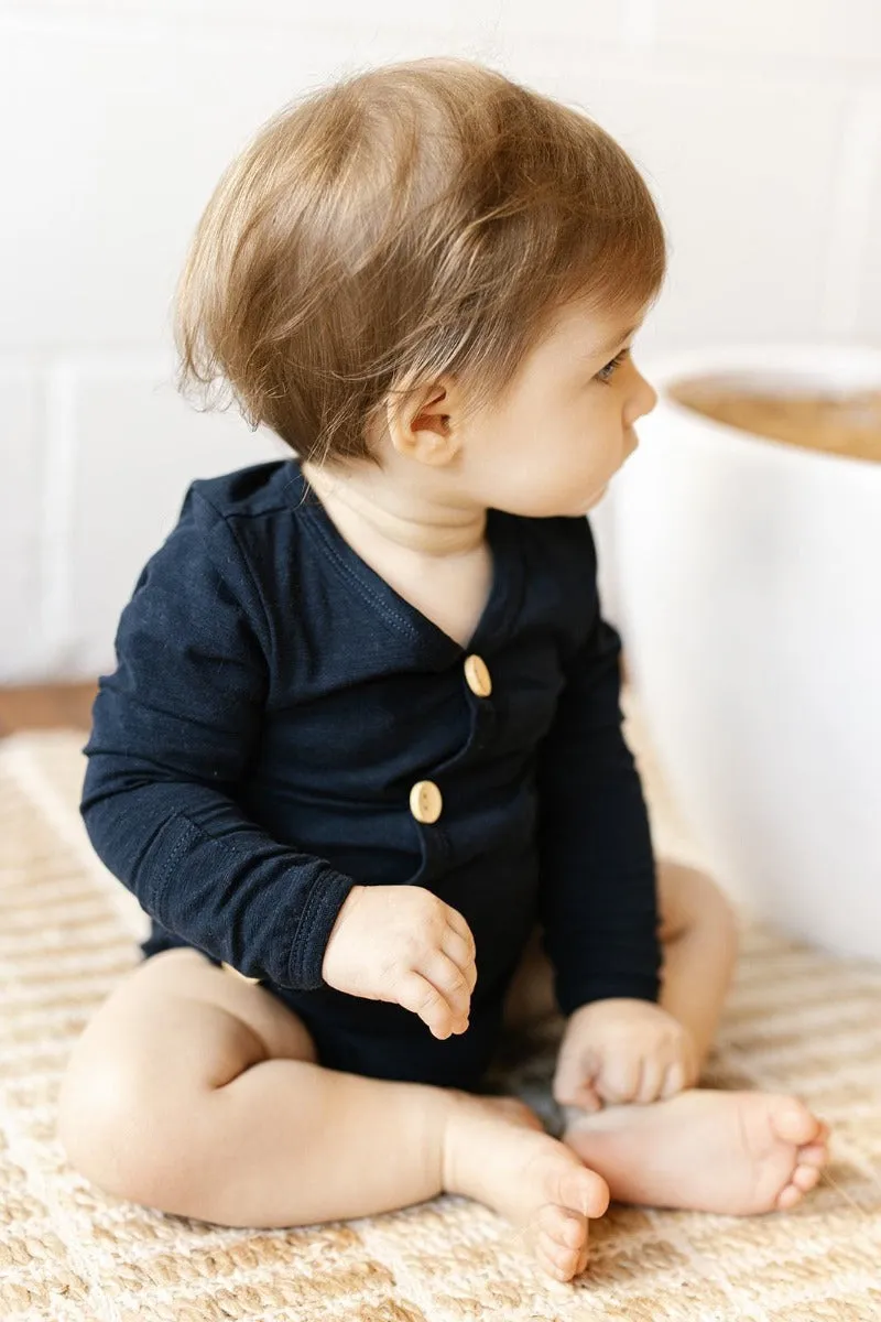 Midnight Bamboo L/Slv Bodysuit