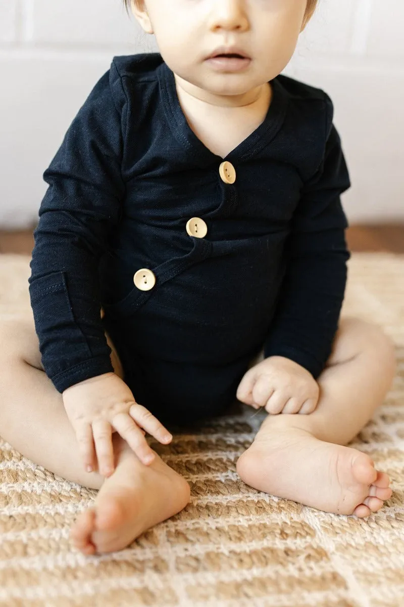 Midnight Bamboo L/Slv Bodysuit