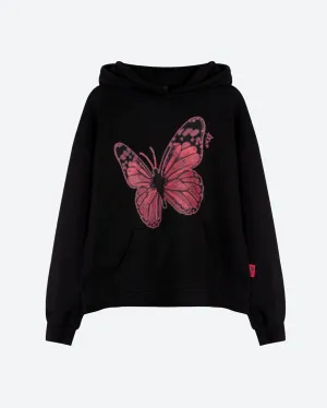 MIDNIGHT BUTTERFLY HOODIE