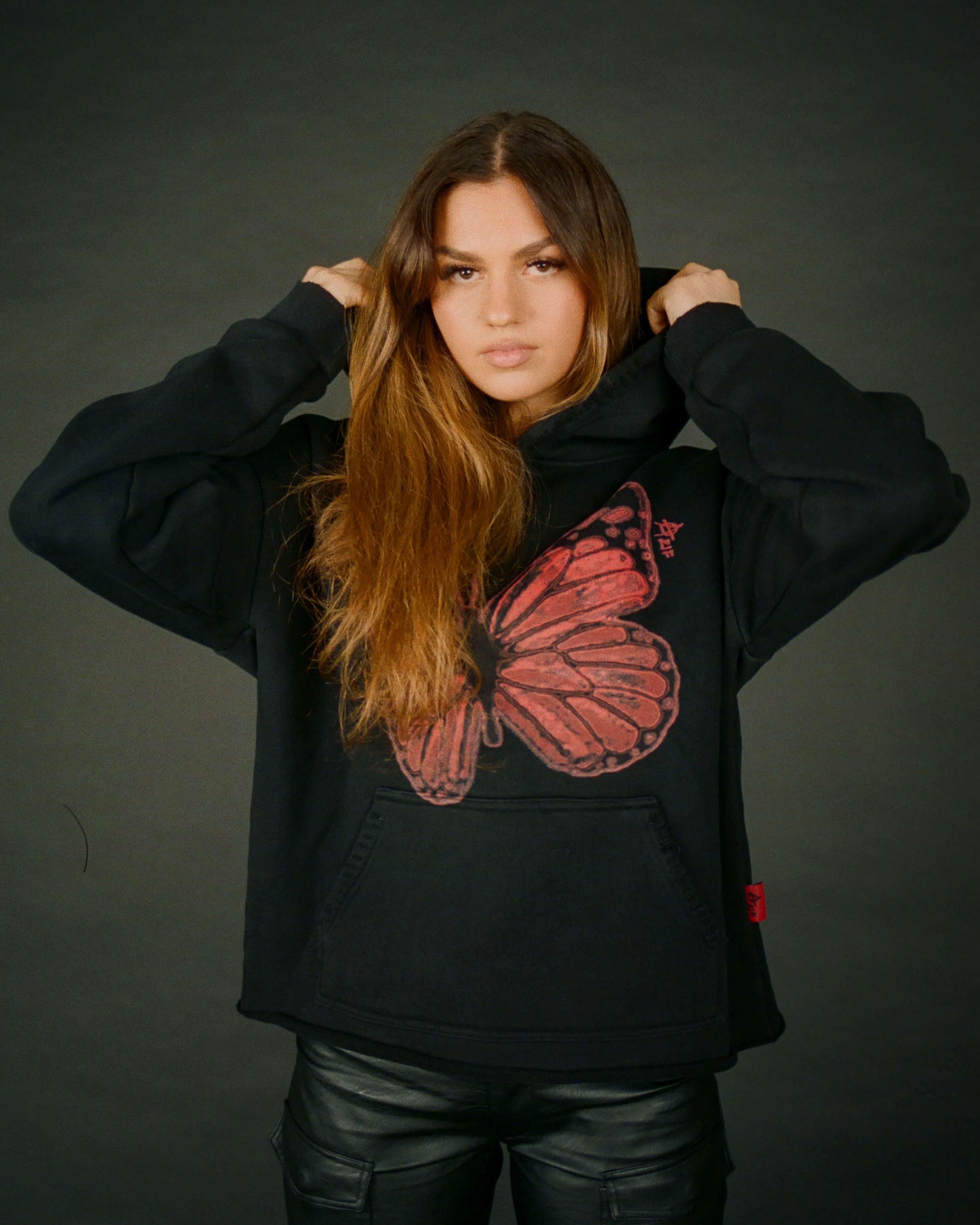 MIDNIGHT BUTTERFLY HOODIE