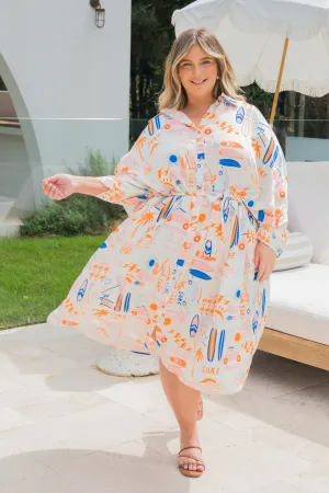 Miracle Shirt Dress | Surf's Up | FINAL SALE
