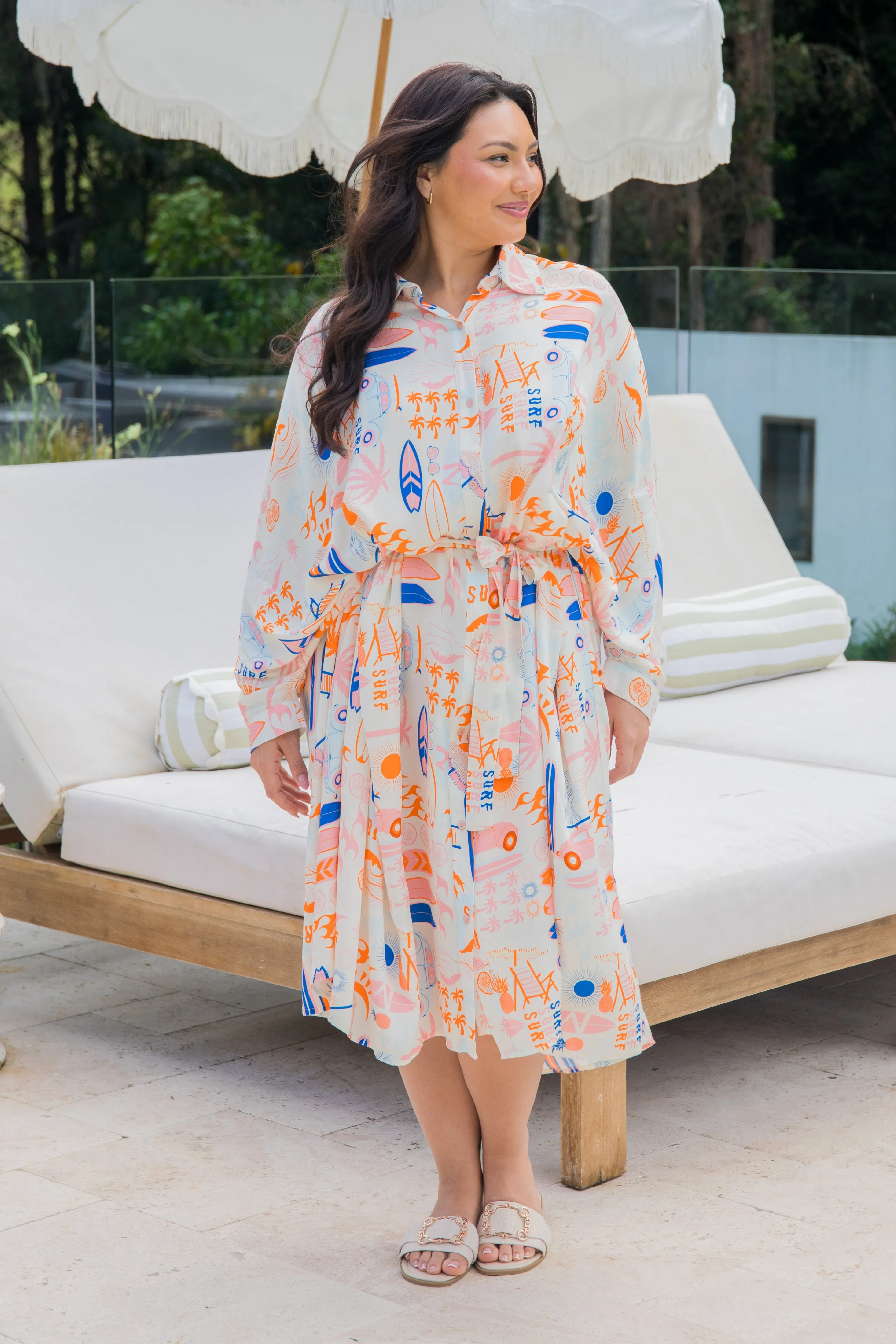 Miracle Shirt Dress | Surf's Up | FINAL SALE
