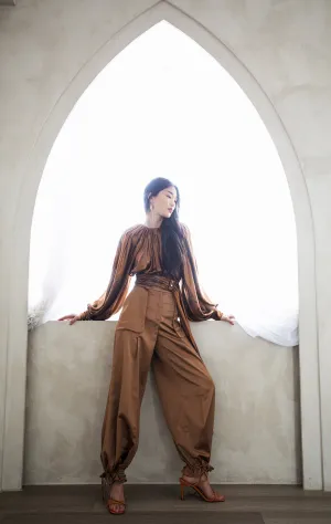 MIRHA PANTS ALMOND