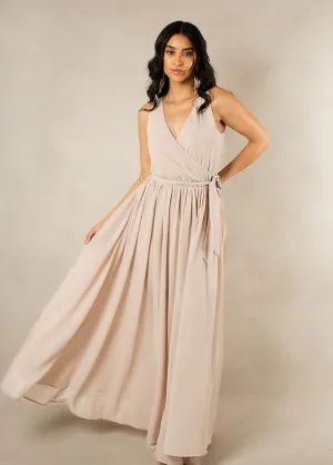 Miriam Bridesmaid Dress in Sand