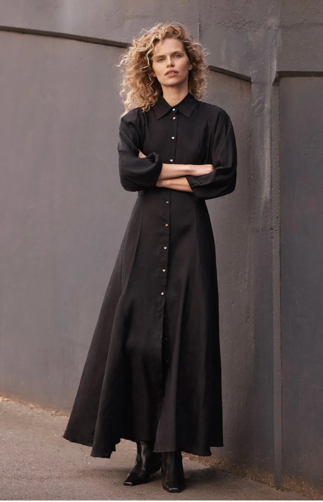 Morrison II MADELYN Shirt Dress - navy