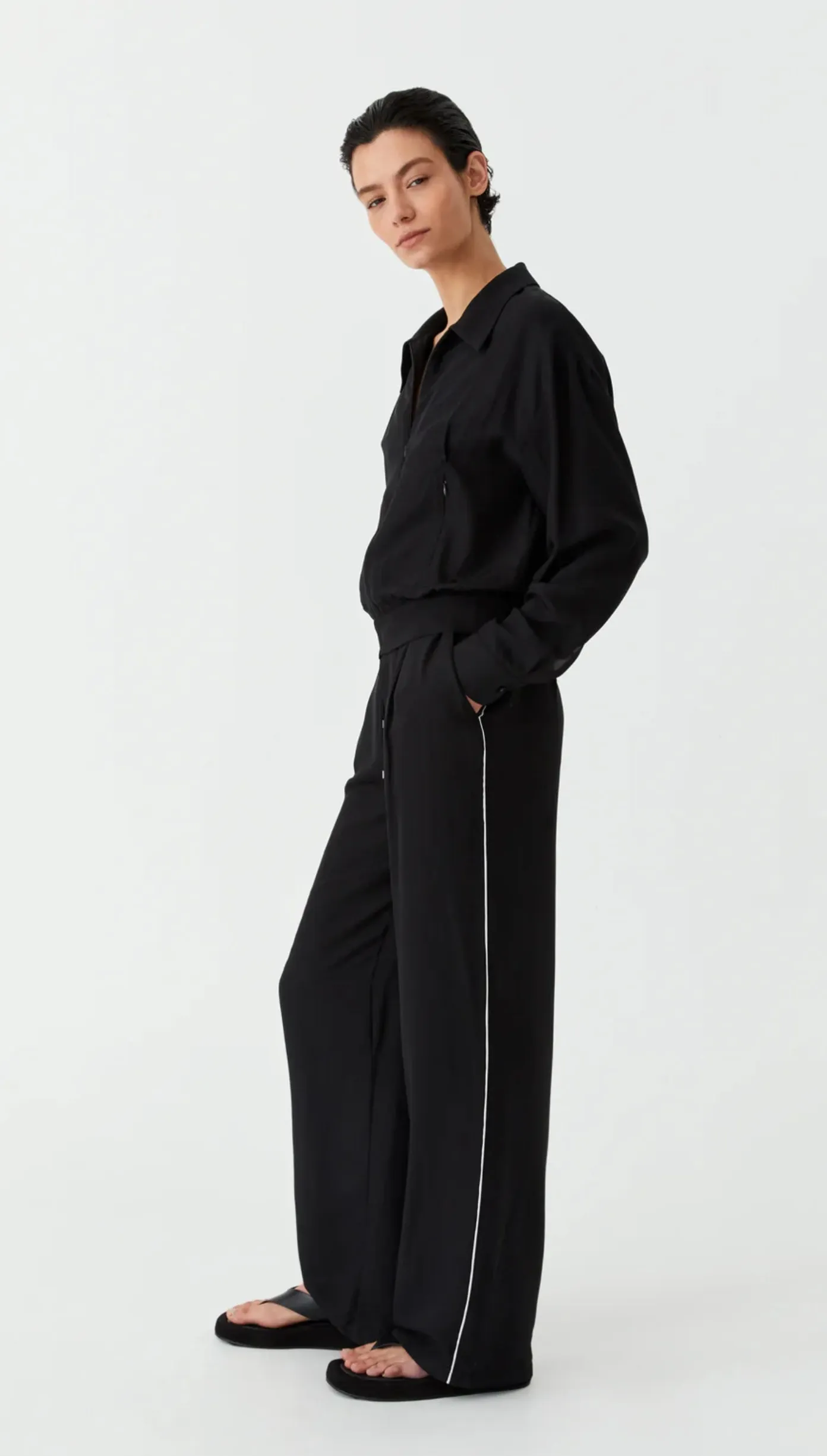Morrison II PEDRO Stripe Pant - Black
