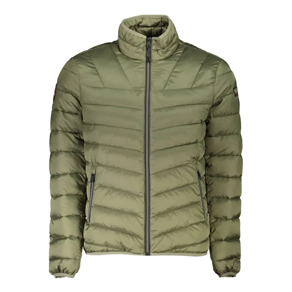 Napapijri Green Polyamide Men Jacket