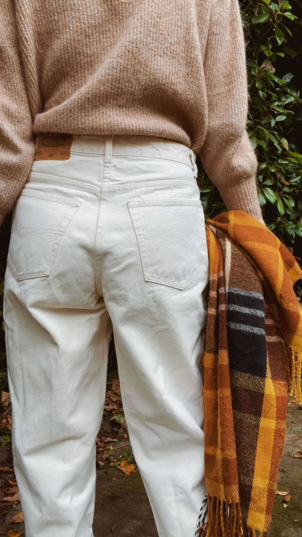 Neutral Denim Pants