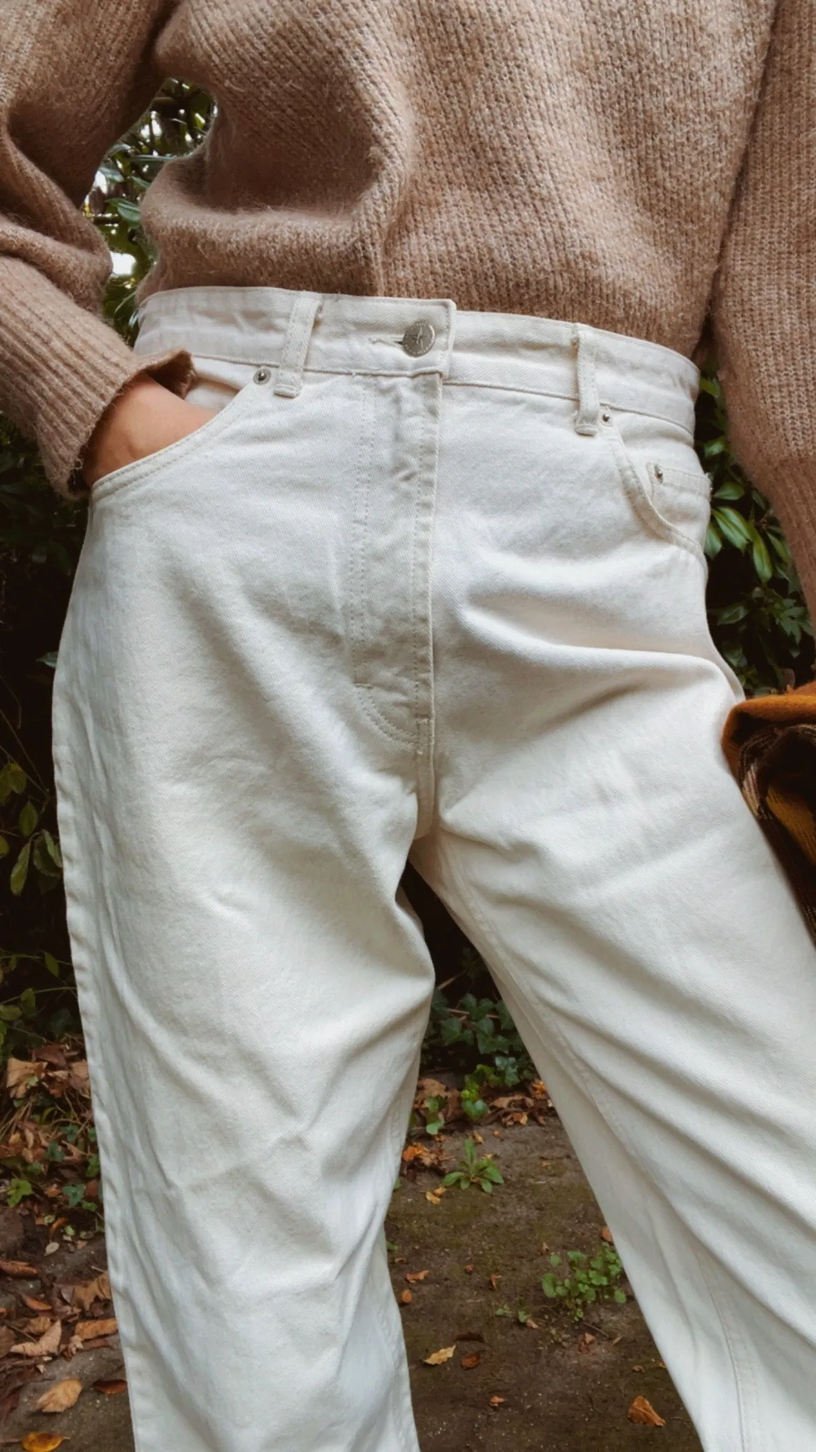 Neutral Denim Pants