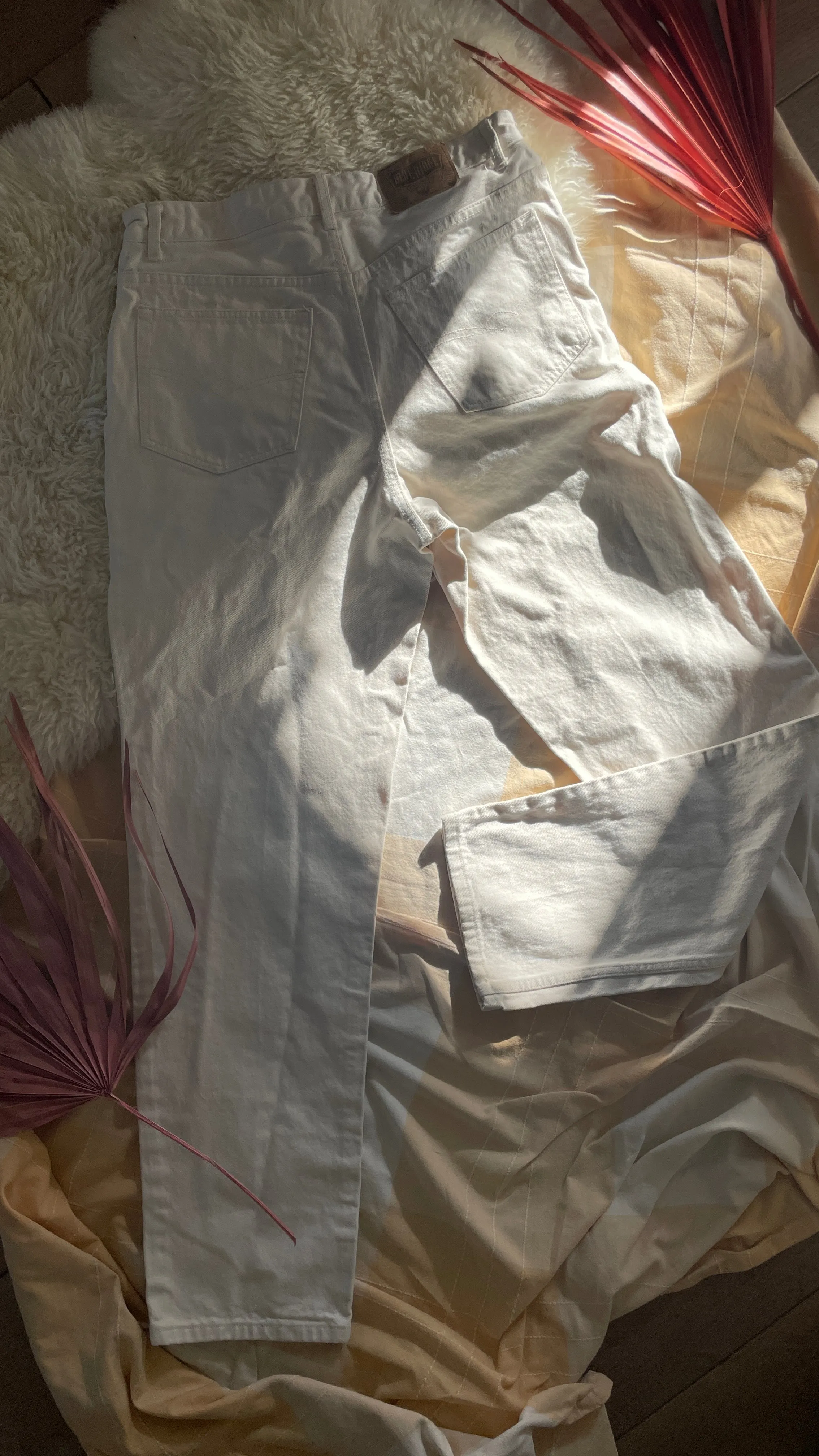Neutral Denim Pants