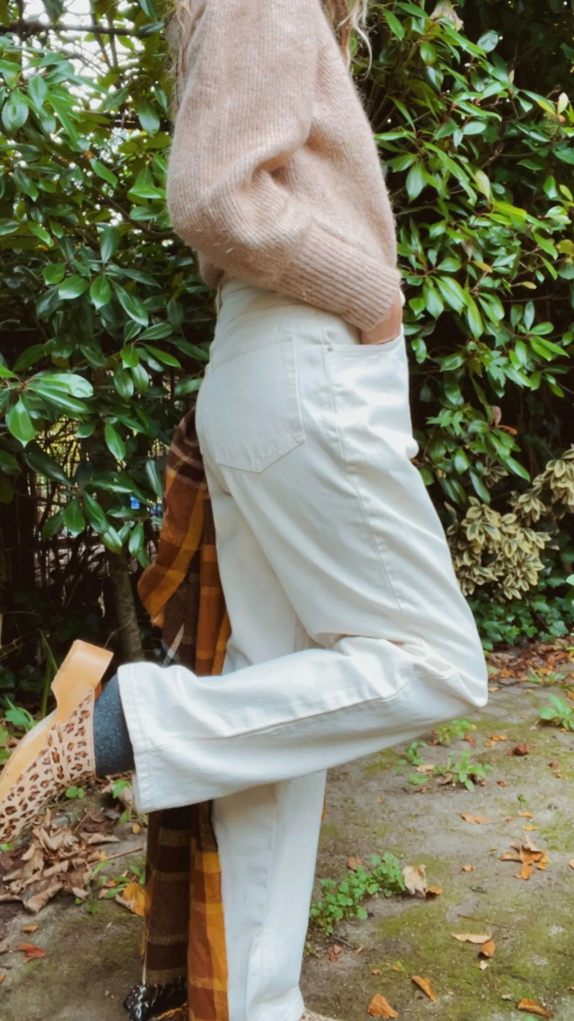 Neutral Denim Pants