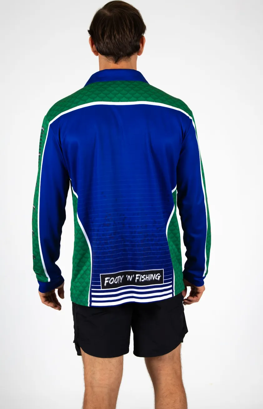 New Zealand Warriors Mens 2025 'Barracuda' Fishing Shirt