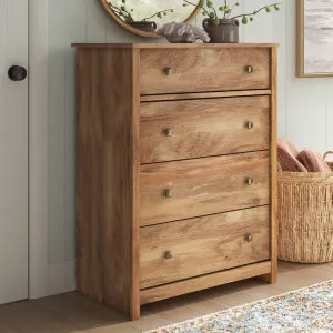 Newquay 4 Drawer 31.73" W Chest Sand & Stable™ Color: Sindoori Mango