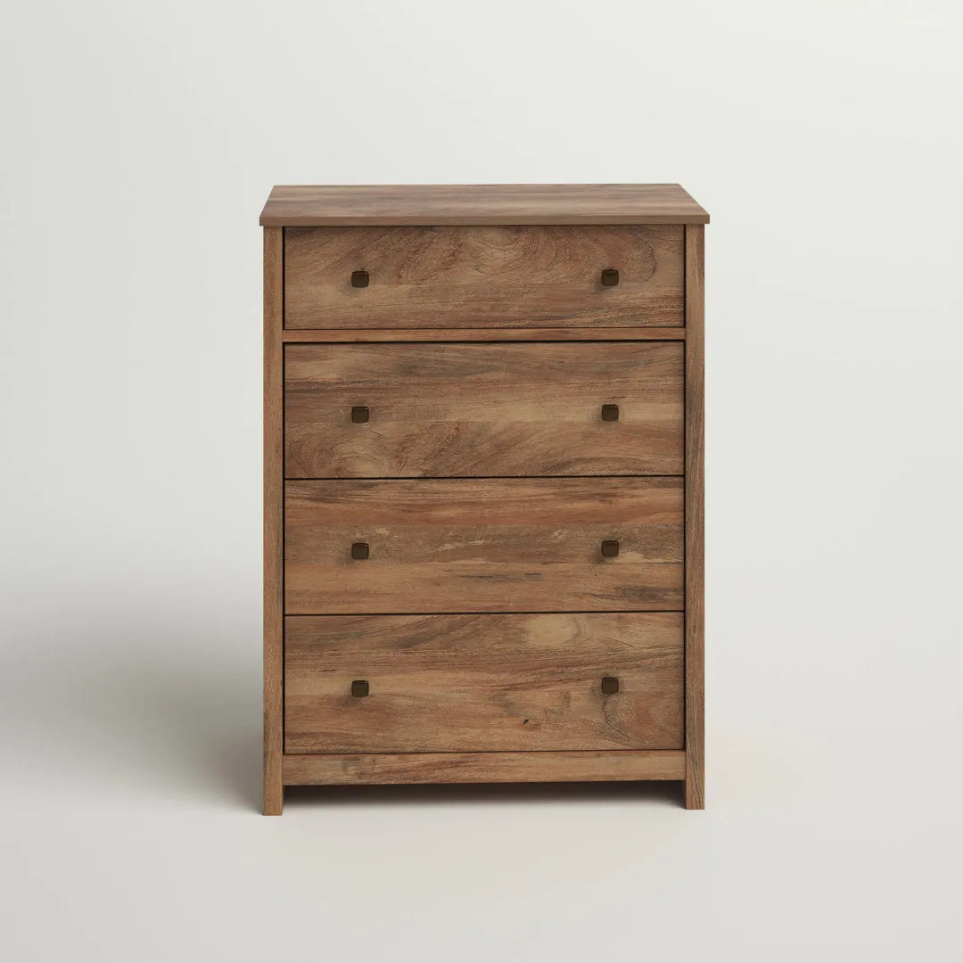 Newquay 4 Drawer 31.73" W Chest Sand & Stable™ Color: Sindoori Mango