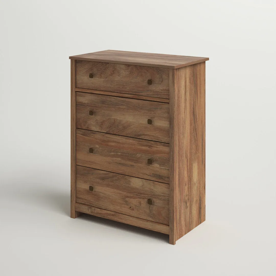 Newquay 4 Drawer 31.73" W Chest Sand & Stable™ Color: Sindoori Mango