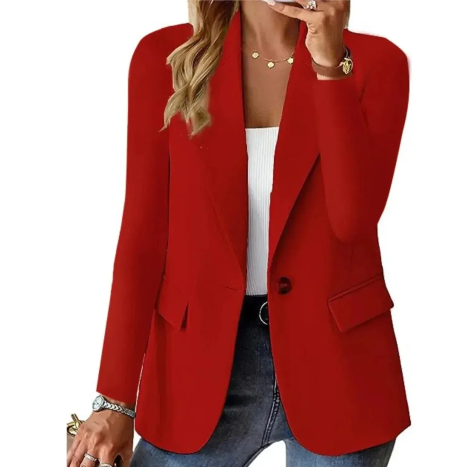 Nica | Elegant Long Sleeve Blazer