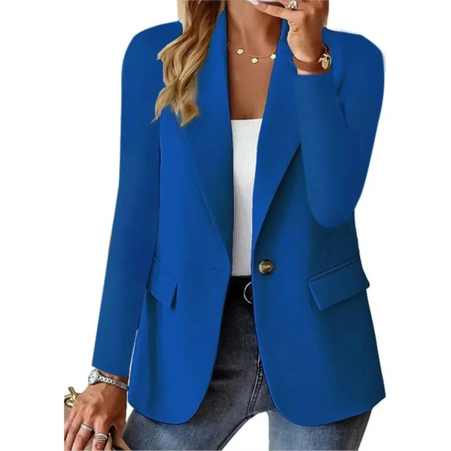 Nica | Elegant Long Sleeve Blazer