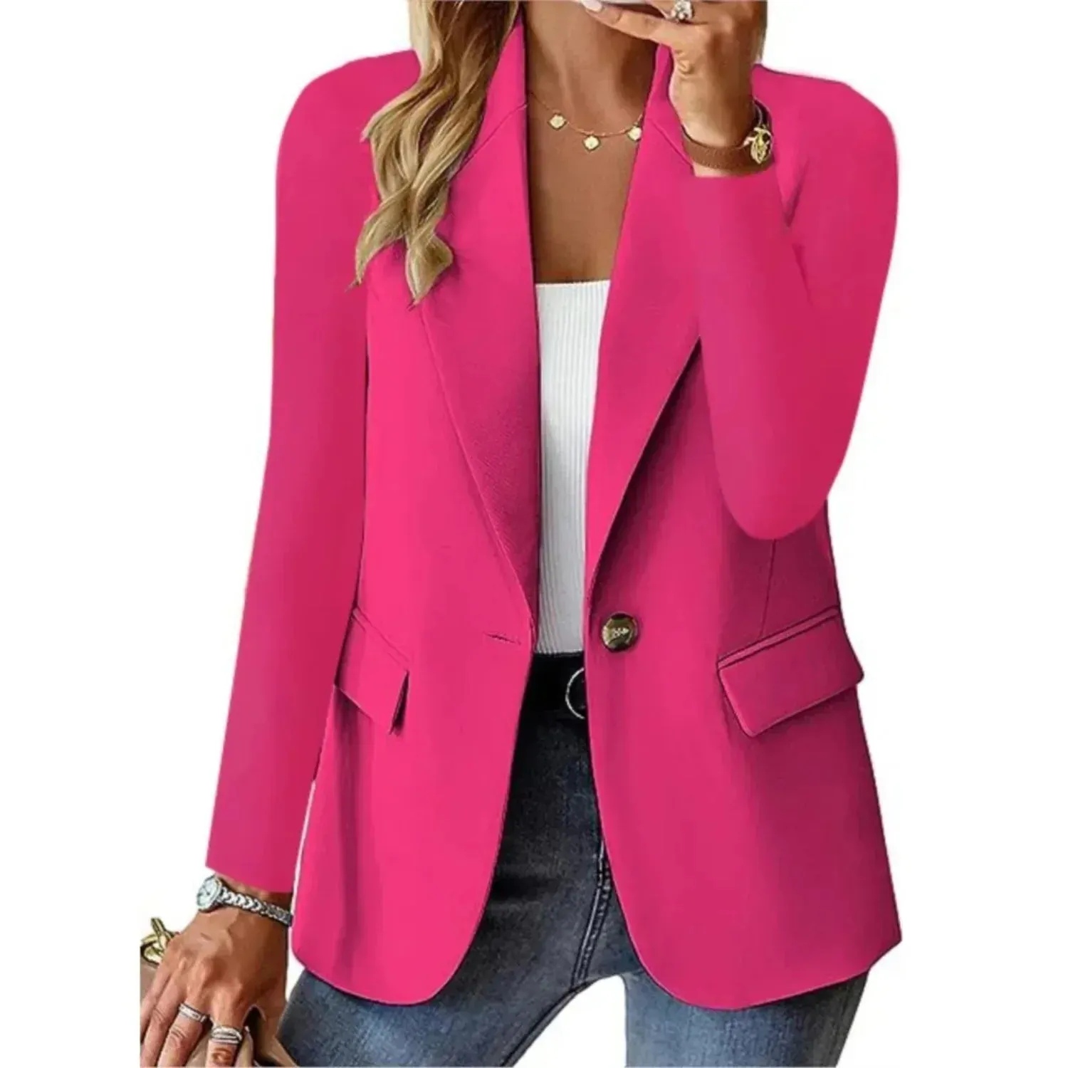 Nica | Elegant Long Sleeve Blazer