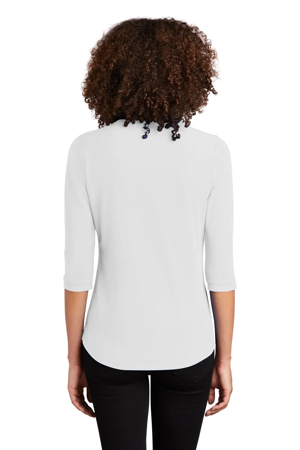 OGIO Women's Jewel Henley LOG104 Bright White