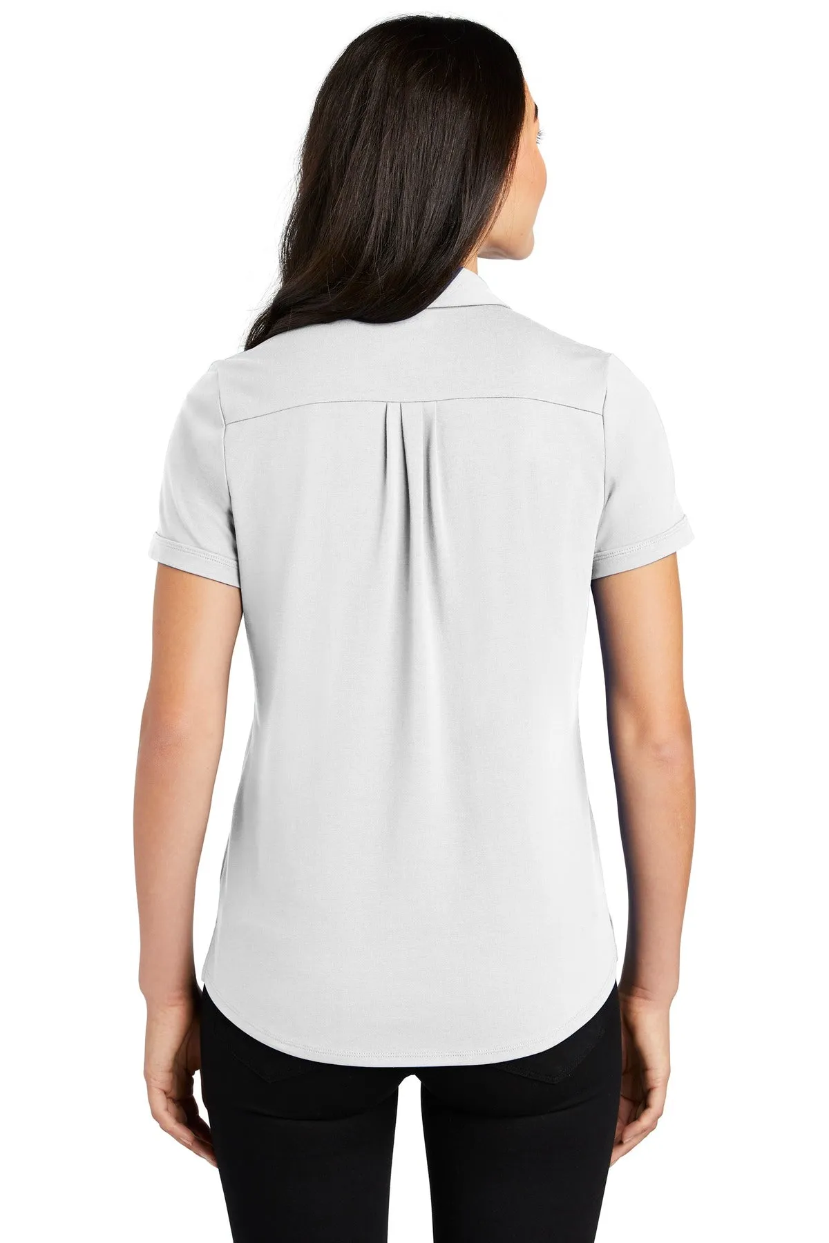 OGIO  Women's Limit Polo. LOG138 Bright White