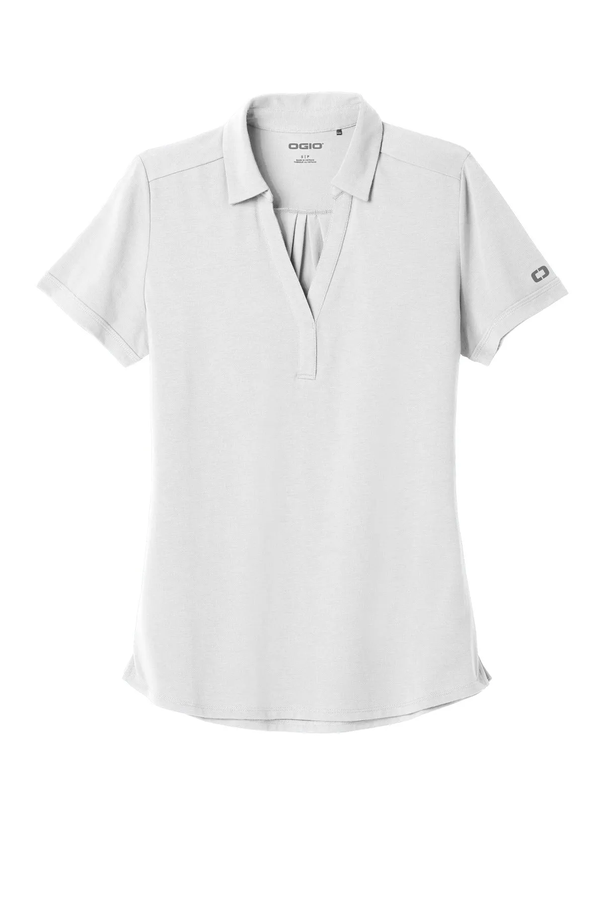 OGIO  Women's Limit Polo. LOG138 Bright White