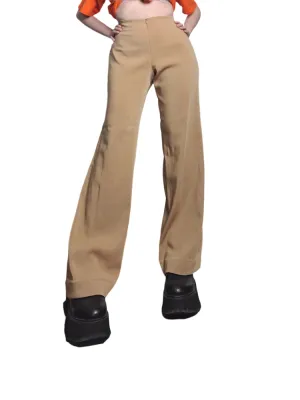Pantalon evasé vintage neutral style