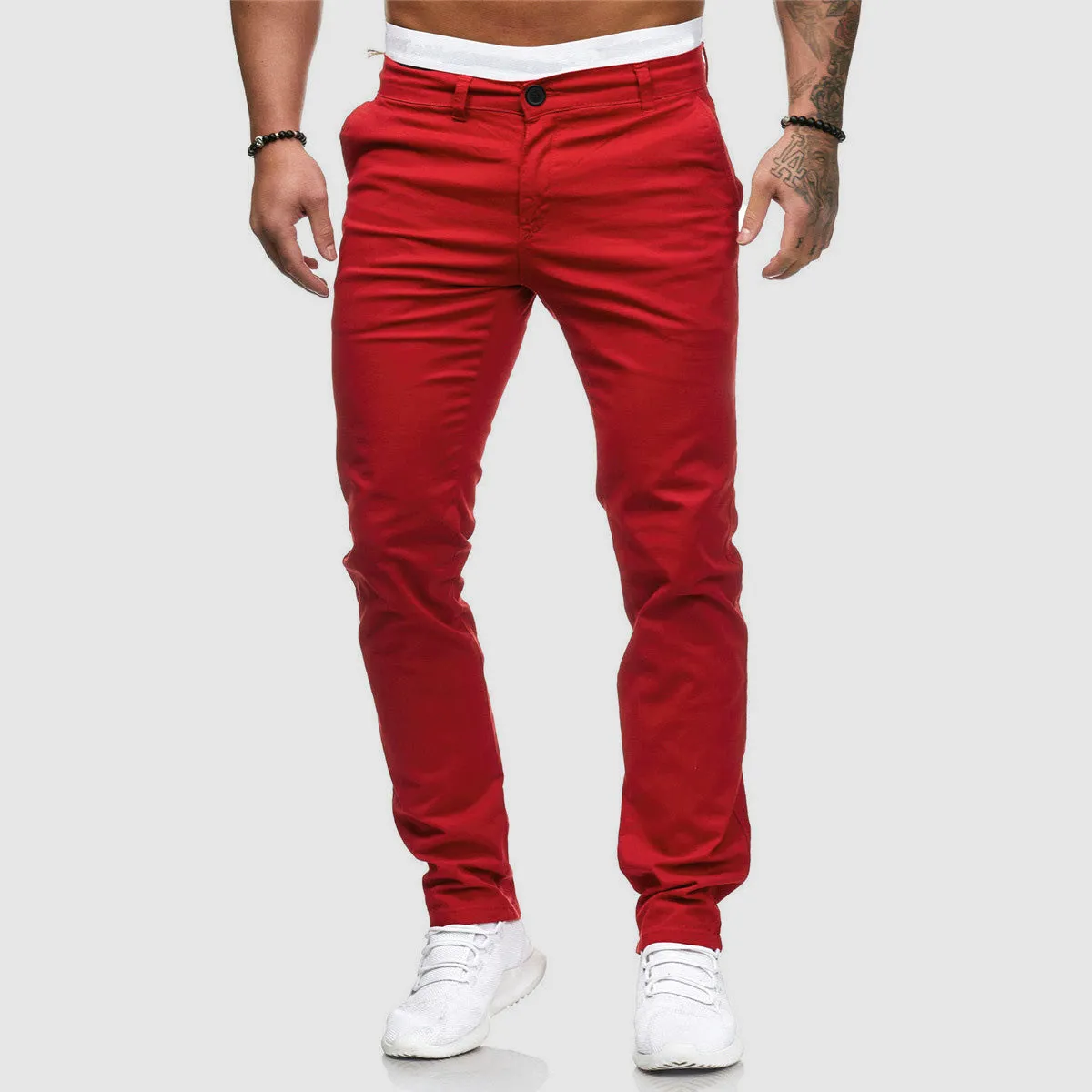 Pants Urban™ | Men's Casual Slim Straight Leg Pants | Lightweight Fabric, Breathable, and Comfortable Fit