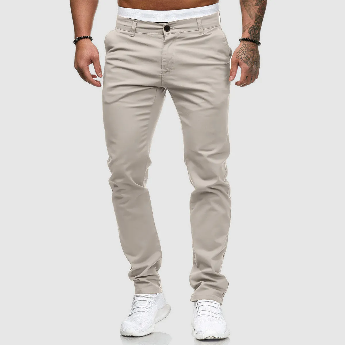 Pants Urban™ | Men's Casual Slim Straight Leg Pants | Lightweight Fabric, Breathable, and Comfortable Fit