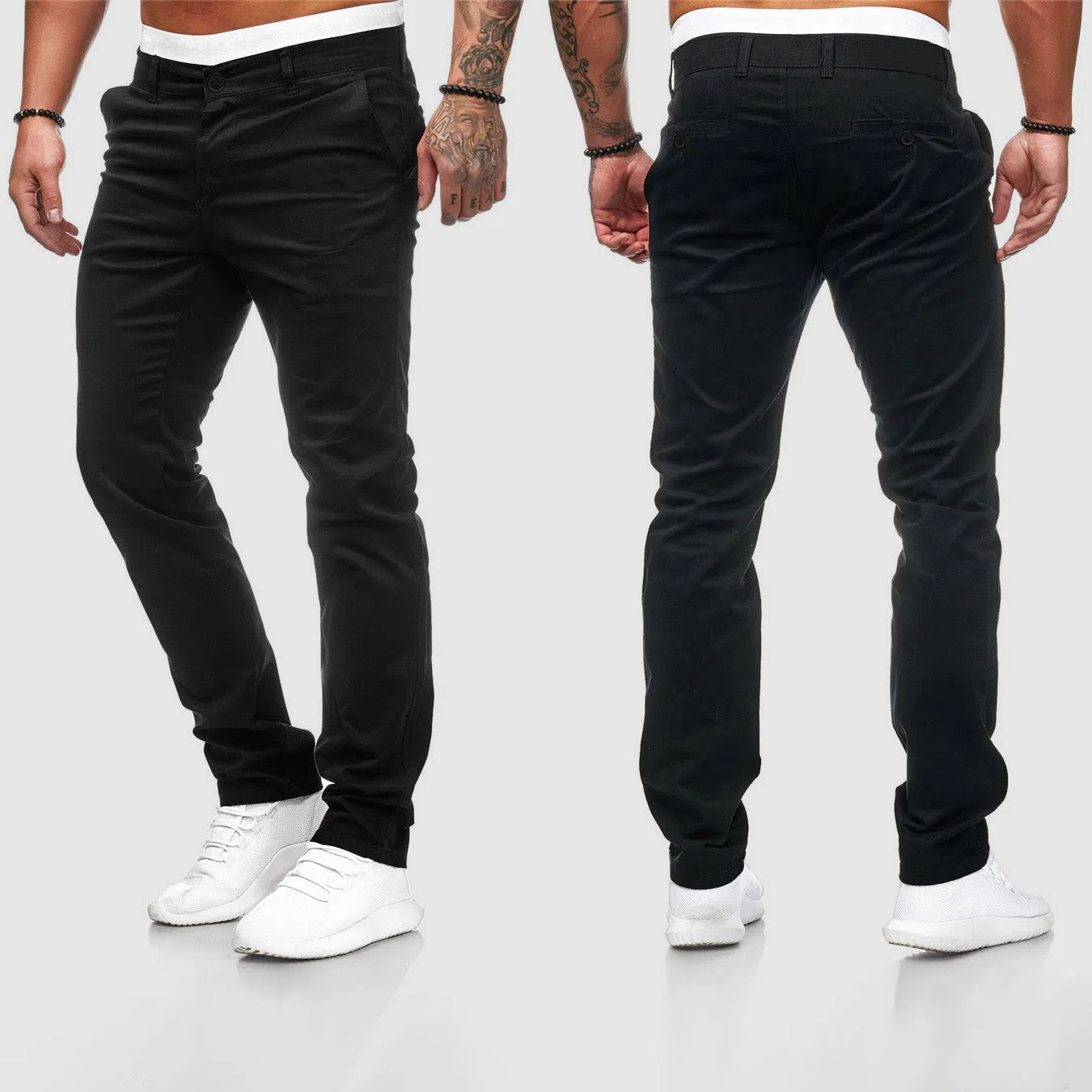 Pants Urban™ | Men's Casual Slim Straight Leg Pants | Lightweight Fabric, Breathable, and Comfortable Fit