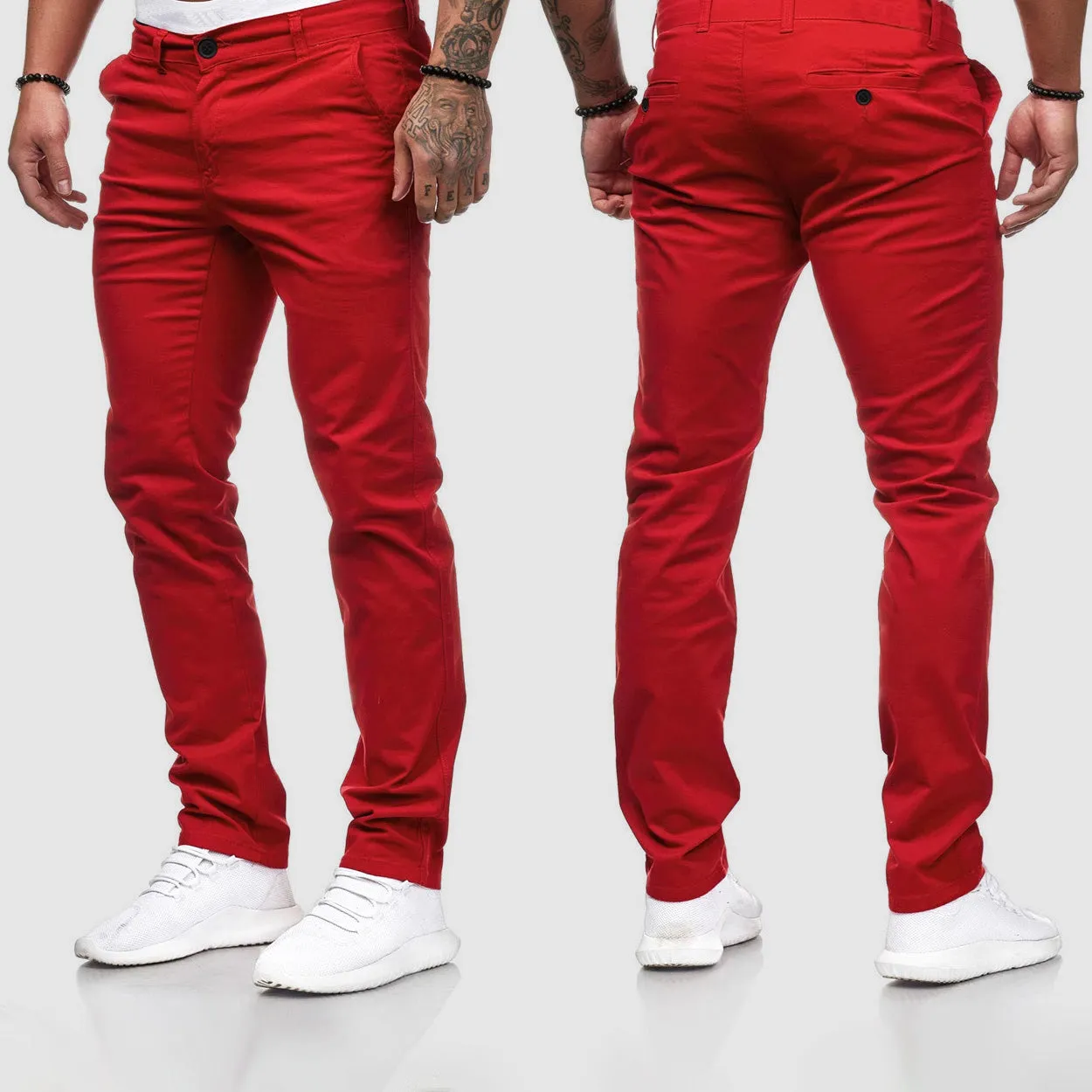 Pants Urban™ | Men's Casual Slim Straight Leg Pants | Lightweight Fabric, Breathable, and Comfortable Fit