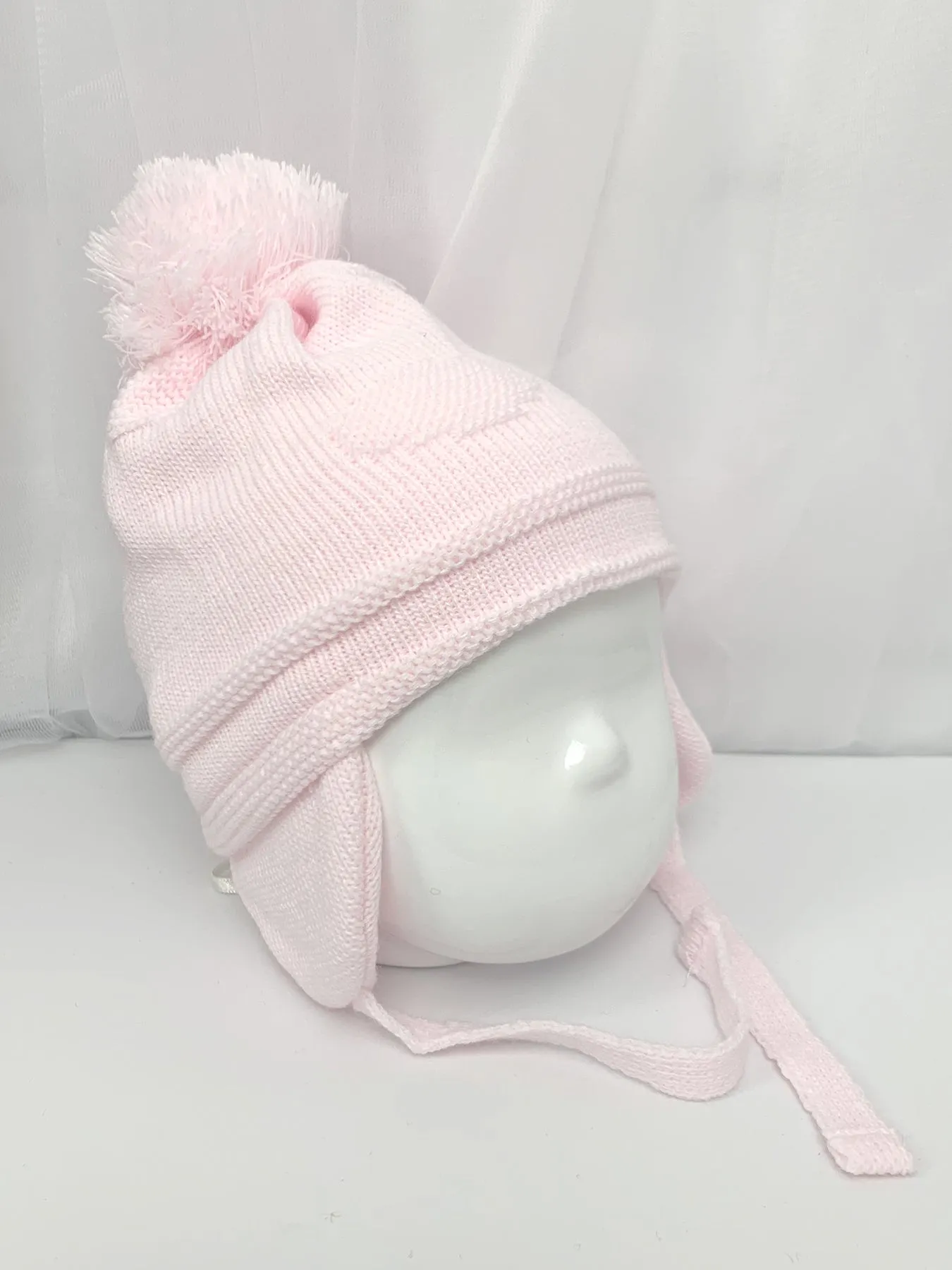 Pastels & Co Single Dotty Pom Pom Hat - 4 Colours