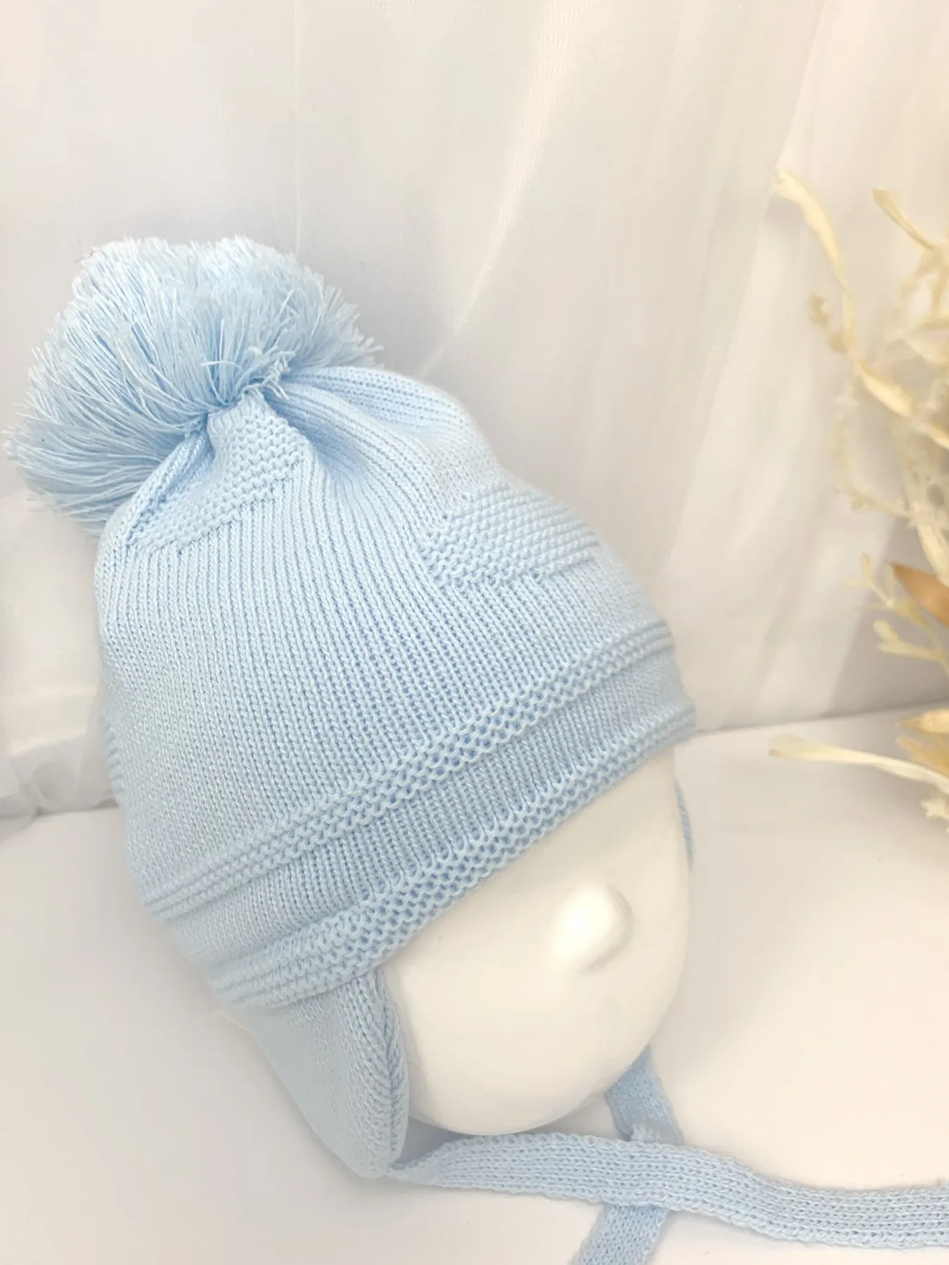 Pastels & Co Single Dotty Pom Pom Hat - 4 Colours