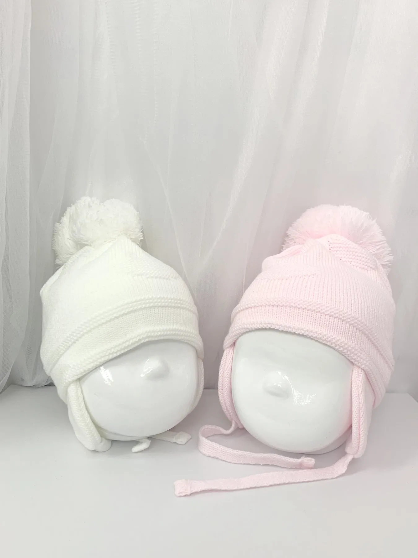 Pastels & Co Single Dotty Pom Pom Hat - 4 Colours