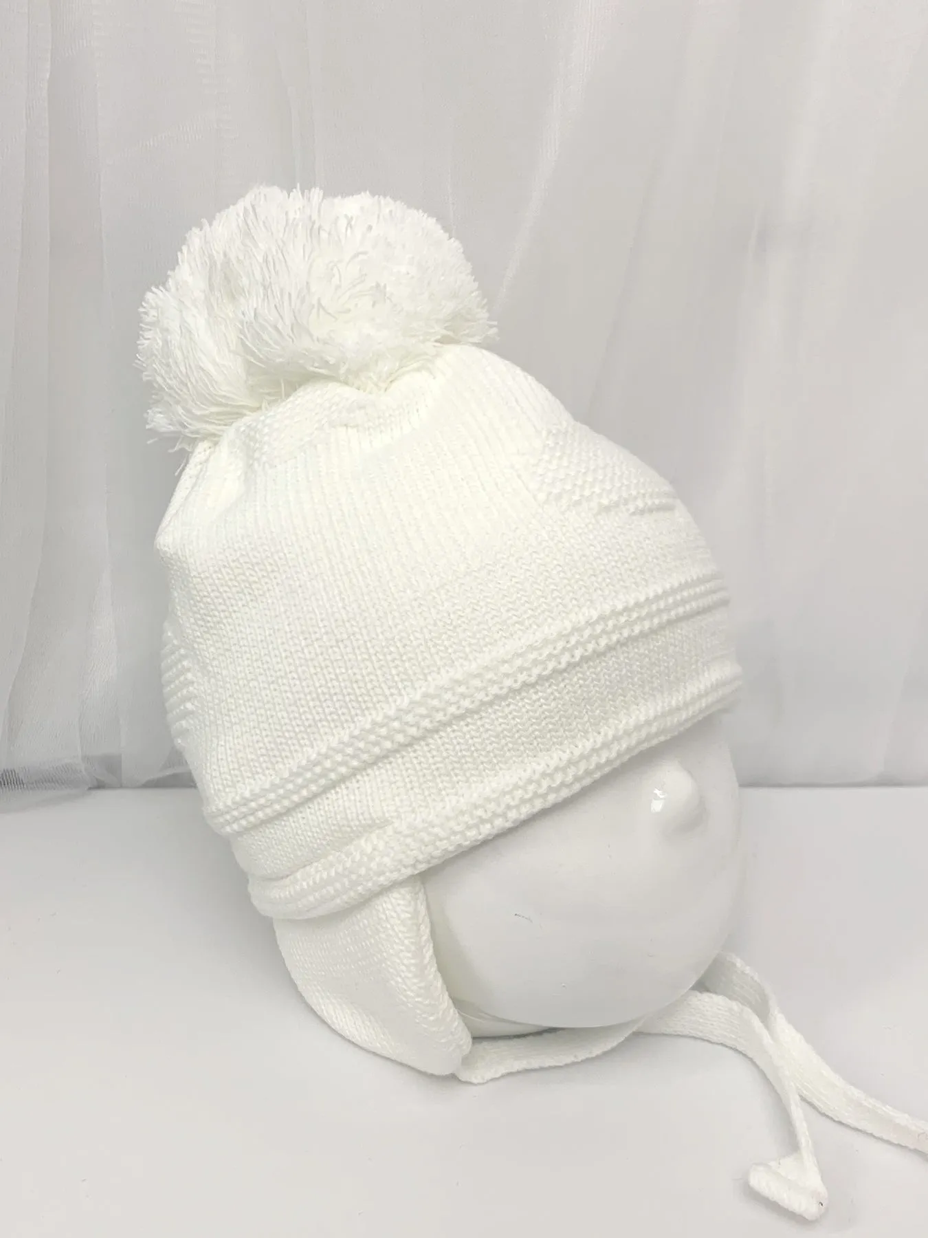 Pastels & Co Single Dotty Pom Pom Hat - 4 Colours
