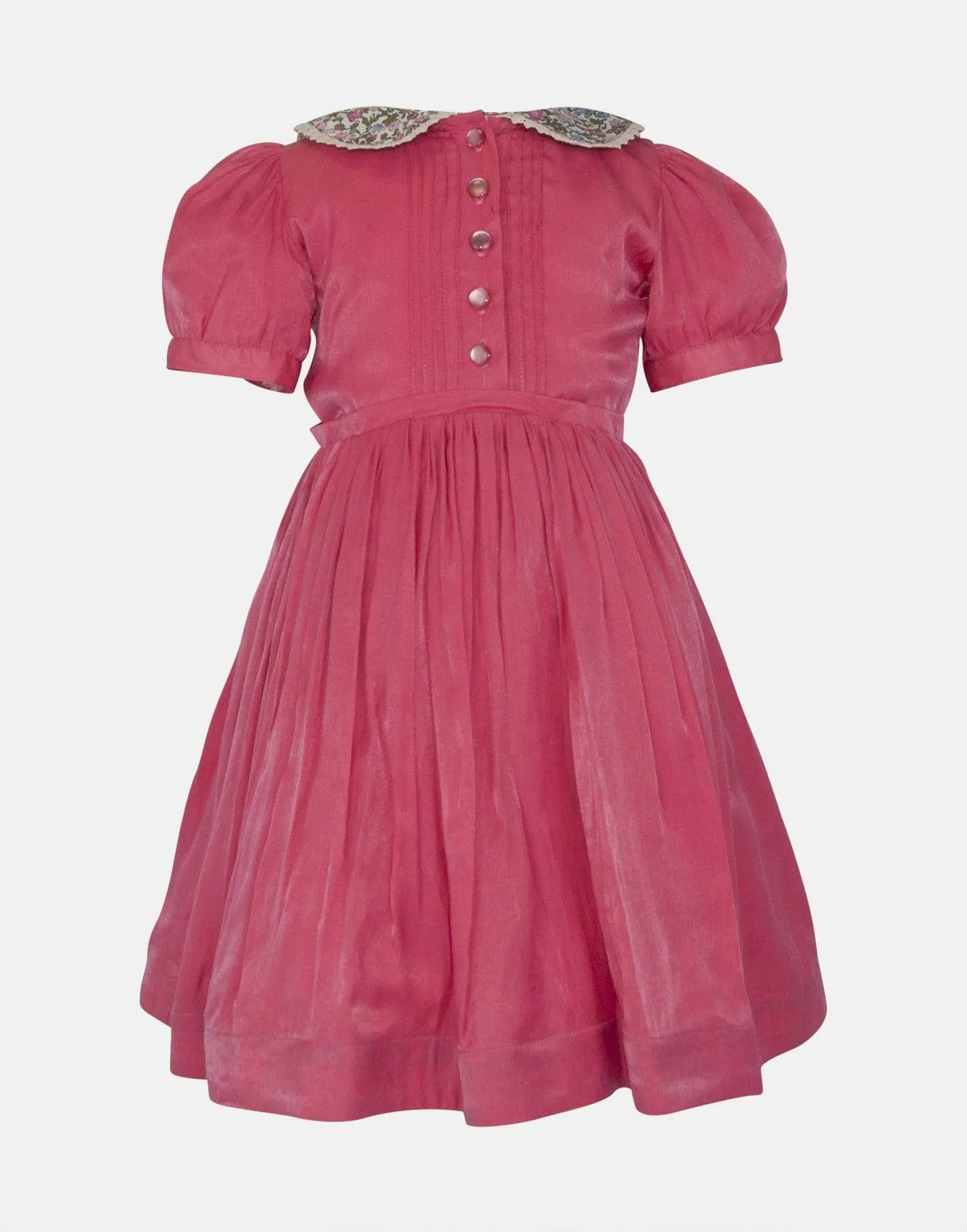 Peony: Pink spot dress