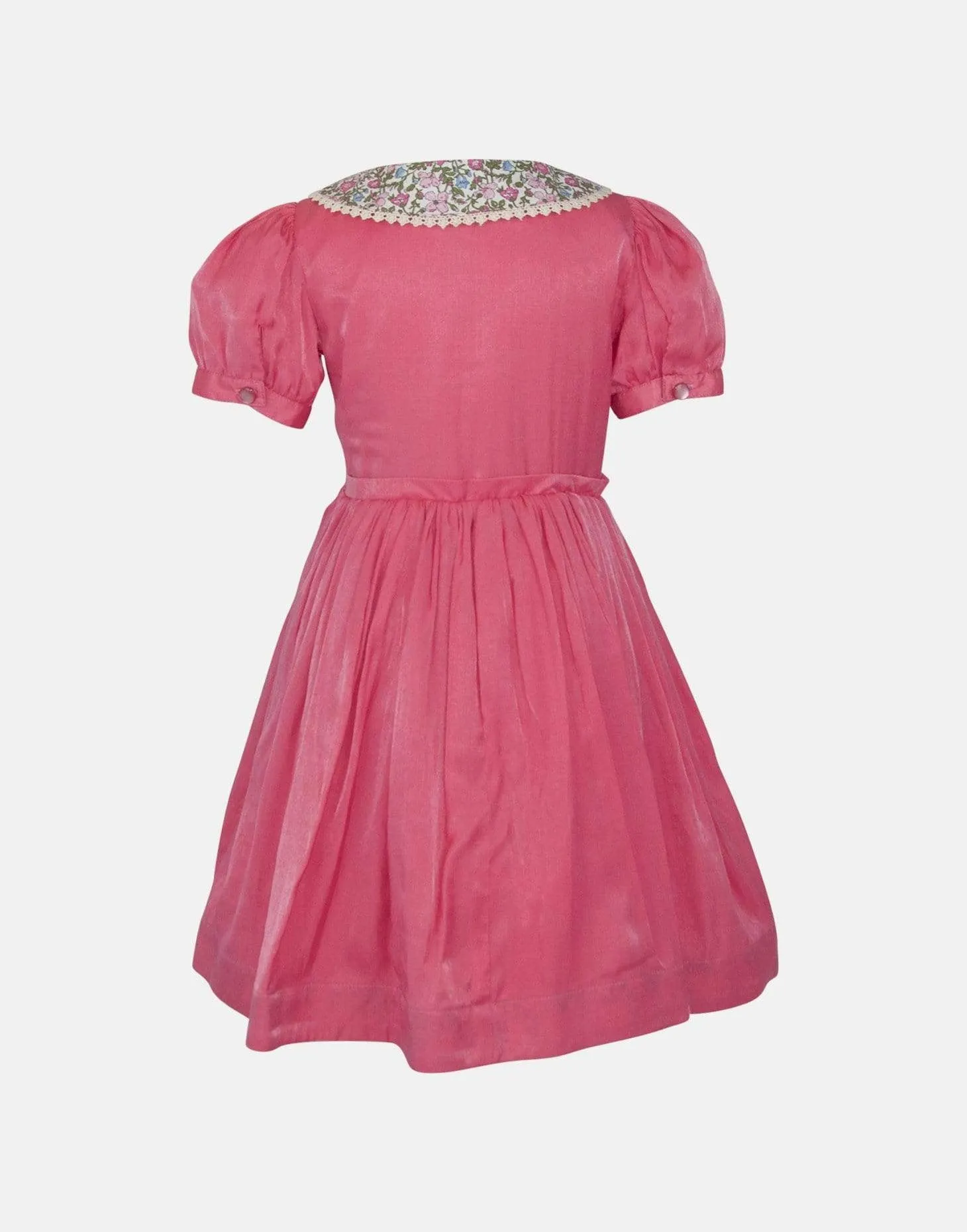 Peony: Pink spot dress