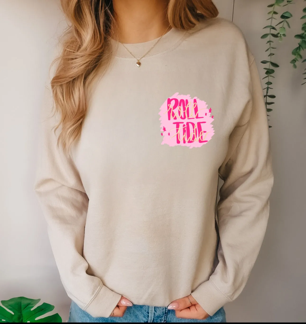 Pink and Preppy Alabama Sweatshirt