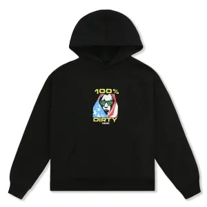 Pleasures Men Dirty Hoodie Black