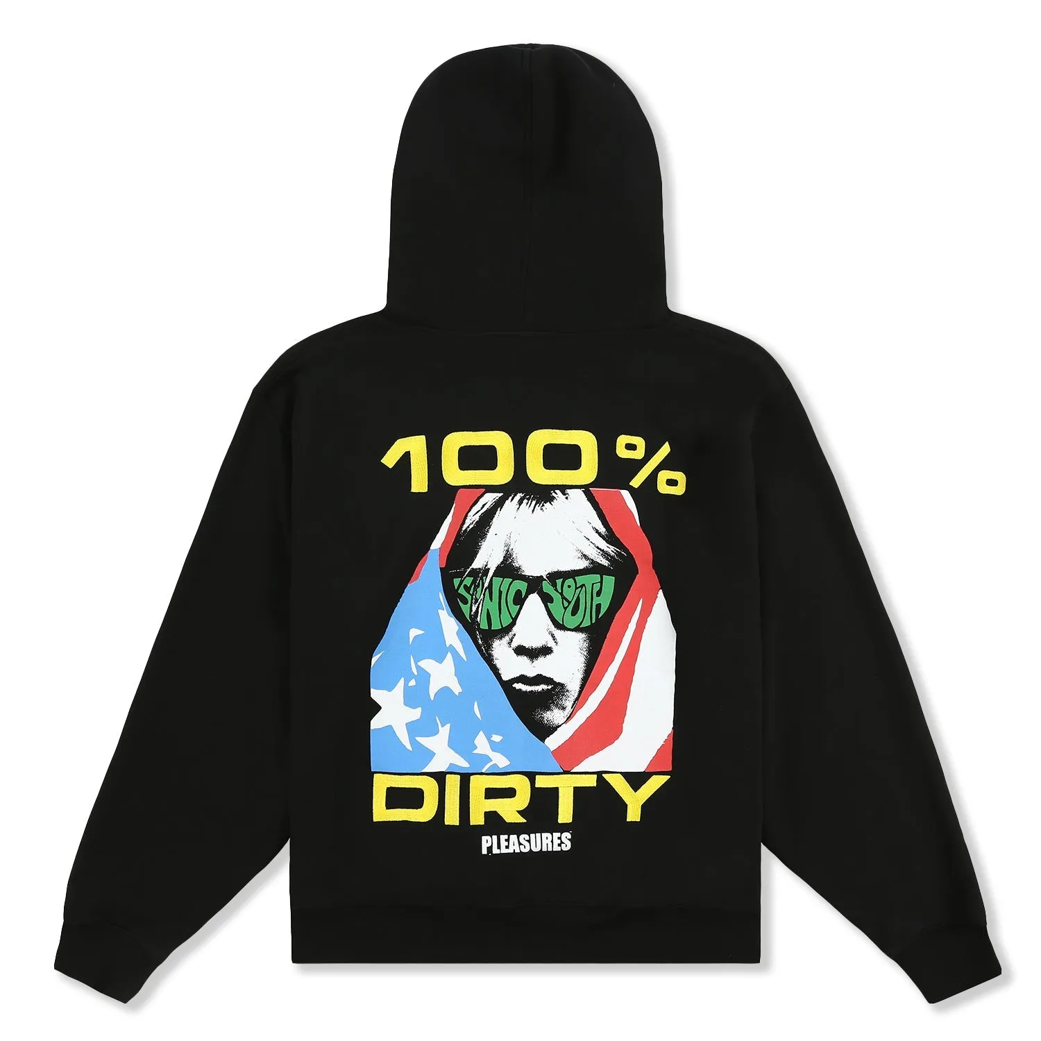 Pleasures Men Dirty Hoodie Black