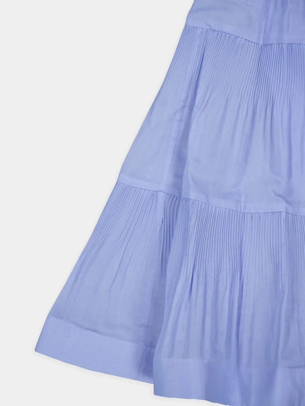 Pleated Midi Dress