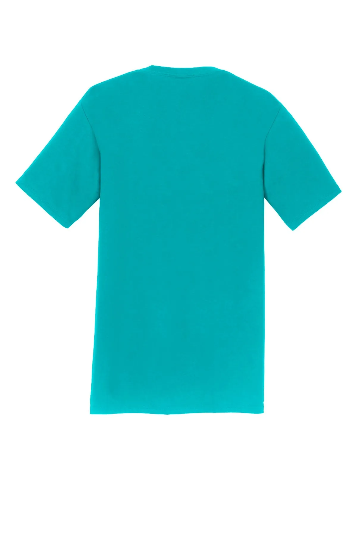 Port & Company Fan Favorite Tee. PC450 Bright Aqua