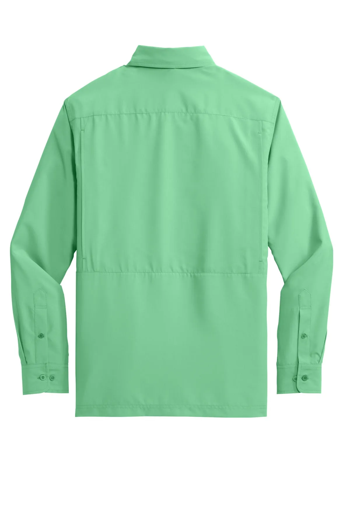 Port Authority Long Sleeve UV Daybreak Shirt W960 Bright Seafoam