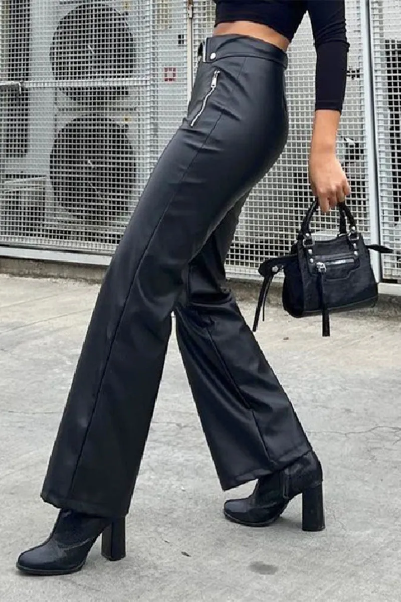 PQ3143 Vegan Leather Pants